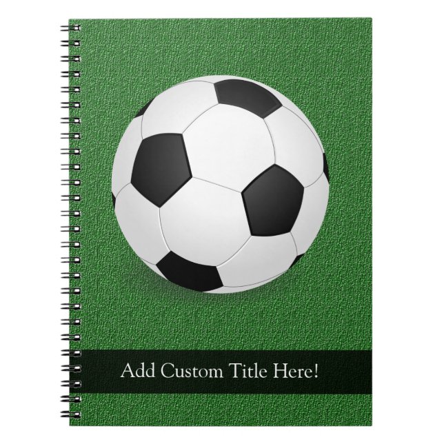Personalized Soccer Ball Notebook (Front)