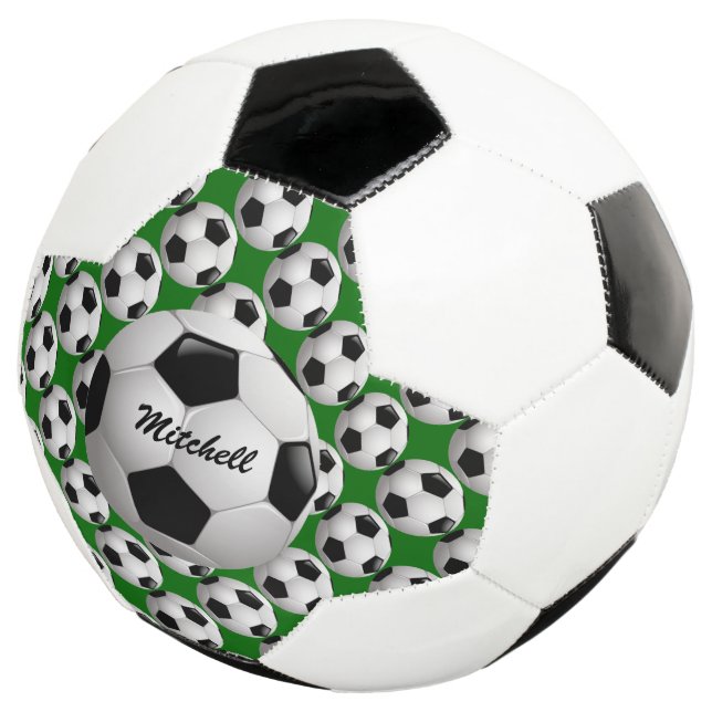 Personalized Soccer Ball on Football Pattern (Three Quarter)