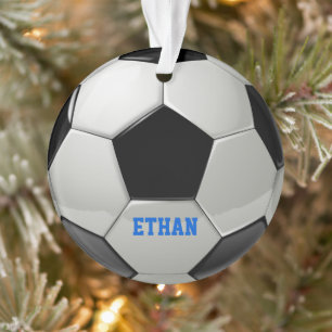 Personalized Soccer Ball Ornament