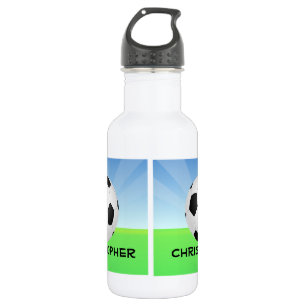 Personalized Soccer Ball Sunny Day Sports 532 Ml Water Bottle