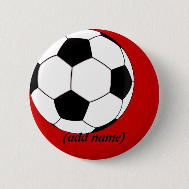 Personalized Soccer Button (Front)