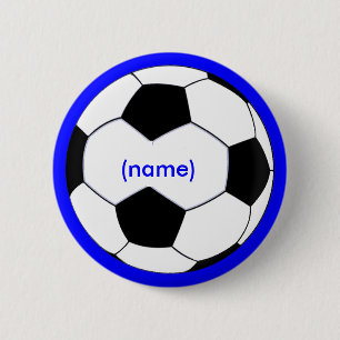 Personalized Soccer Button