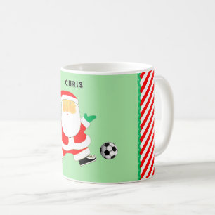Personalized Soccer Christmas Collectable Coffee Mug