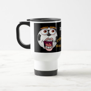 Personalized Soccer Coach Gift Ideas NAME and YEAR Travel Mug
