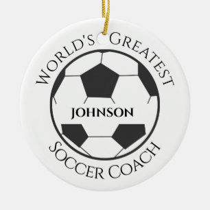 Personalized Soccer Coach  Ornament