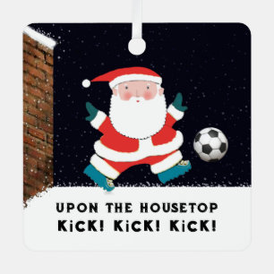 Personalized Soccer Collectable 2024 Metal Ornament