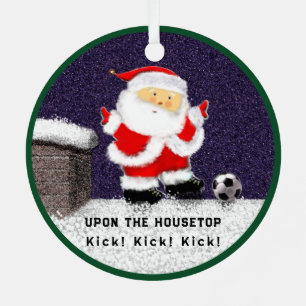Personalized Soccer Collectable Metal Ornament