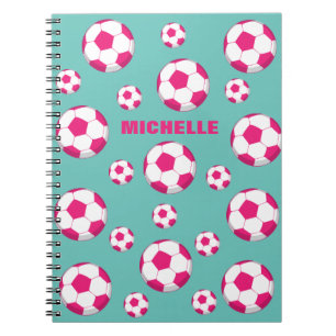 Personalized Soccer Field Notebook