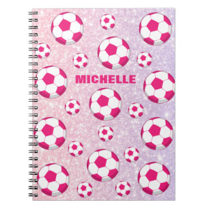 Personalized Soccer Field Notebook