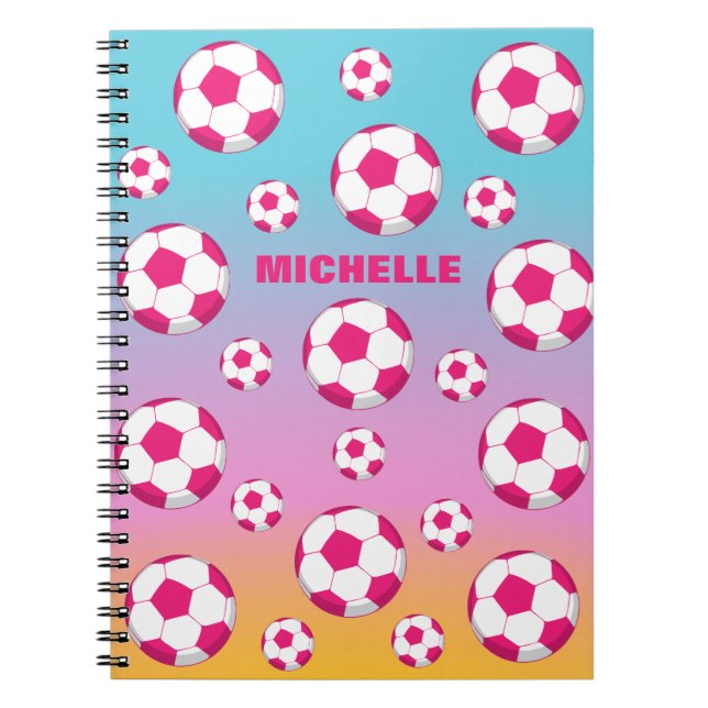 Personalized Soccer Field Notebook (Front)