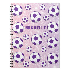 Personalized Soccer Field Notebook