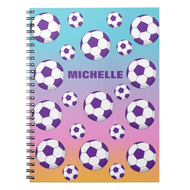 Personalized Soccer Field Notebook (Front)
