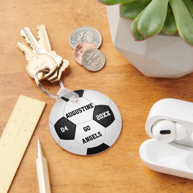 Personalized Soccer Gifts for Boys & Girls Keychain (Desk)
