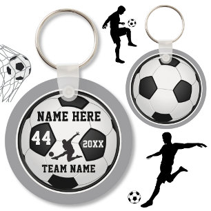 Personalized Soccer Gifts for Boys, Your Colours Keychain