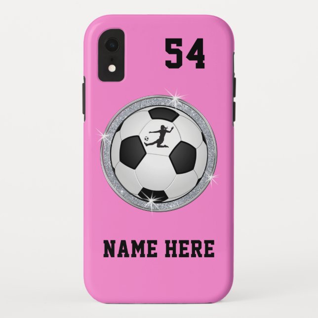 Personalized Soccer iPhone Case, Older to Newest Case-Mate iPhone Case (Back)