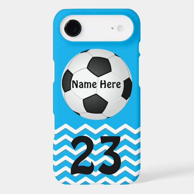 Personalized Soccer iPhone Cases for Girls (Back)