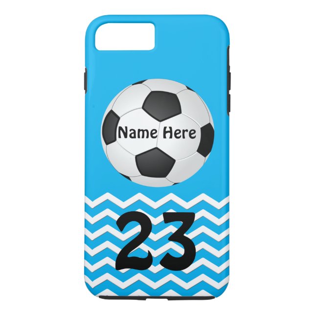 Personalized Soccer iPhone Cases for Girls (Back)