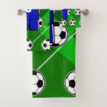 Personalized Soccer Jersey Blue with White