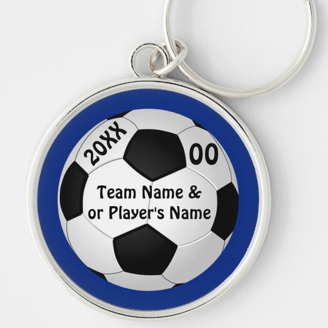 Personalized Soccer Keychains YOUR Colours and (Front)
