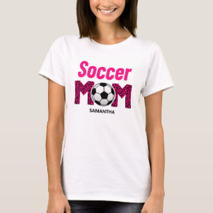 Personalized Soccer Mom Custom Name T-Shirt
