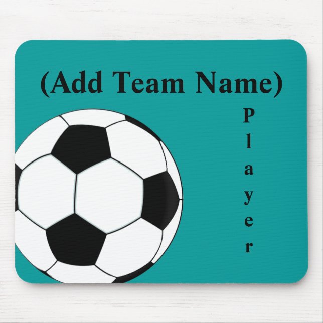Personalized Soccer Mouse Pad (Front)