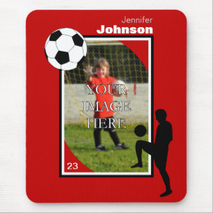 Personalized Soccer Mouse Pad