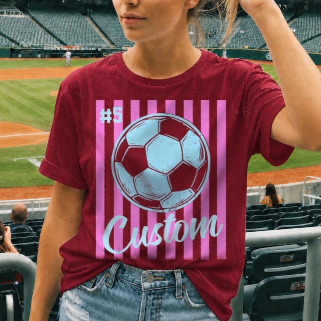 Personalized Soccer Name & Number T-Shirt (Creator Uploaded)