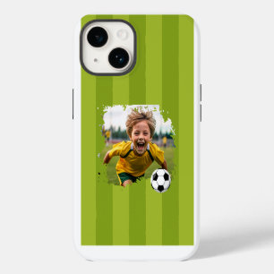 Personalized Soccer Photo - Custom Name & image iPhone 14 Case