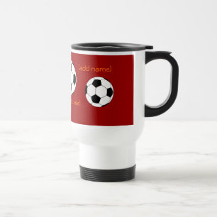 Personalized Soccer Travel Mug