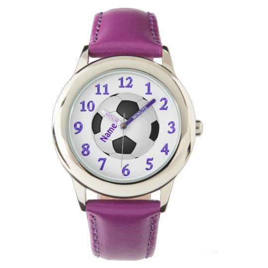 Personalized Soccer Watches for Girls with NAME
