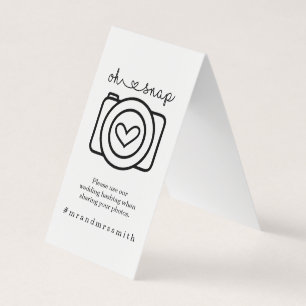 Personalized Social Media Hashtah Sign - Wedding