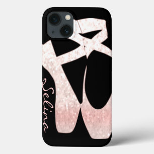 Personalized Soft Gradient Pink Ballet Shoes iPhone 13 Case