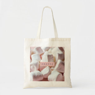 Personalized Soft Pink Marshmallow Dream Tote Bag