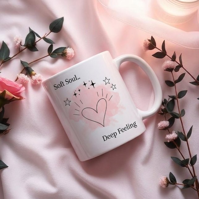 Personalized Soft Soul Ceramic Coffee Mug (Creator Uploaded)