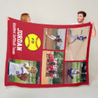 Personalized Softball 5 Photo Collage Name Team #