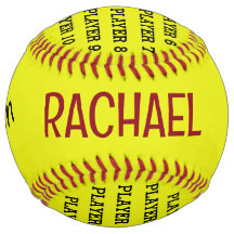 Personalized softball ball - 2019 season
