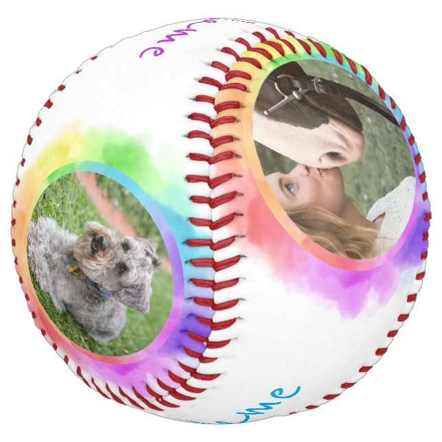 Personalized Softball by HAMbyWG (Angled)