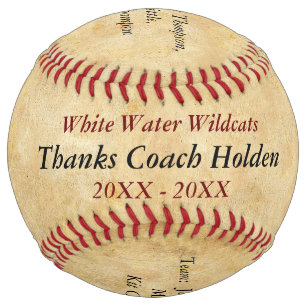 Personalized Softball Coach Thank You Gifts
