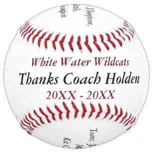 Personalized Softball Coach Thank You Gifts