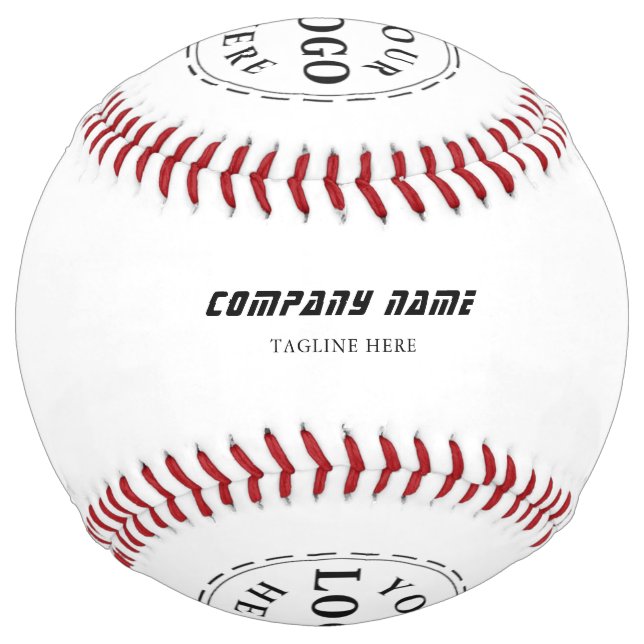 Personalized Softball Featuring Your Custom Design (Front)