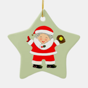 personalized softball keepsake ceramic ornament