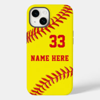 Personalized, Softball Phone Cases, Older to New