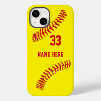 Personalized, Softball Phone Cases, Older to New