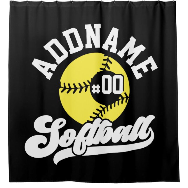 Personalized Softball Player ADD NAME Retro Team (Front)