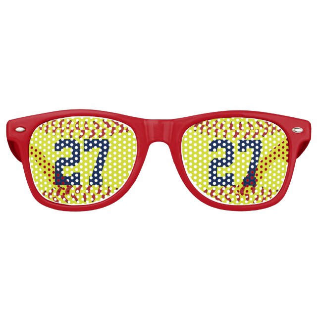 Personalized Softball Sunglasses (Front)