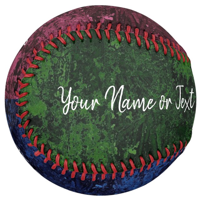 Personalized Softball with Different Colours HAMbW (Front Left)