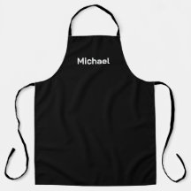 Personalized Solid Black Mens