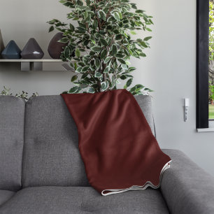 Personalized Solid Colour Fleece Blanket