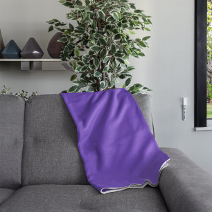 Personalized Solid Colour Fleece Blanket