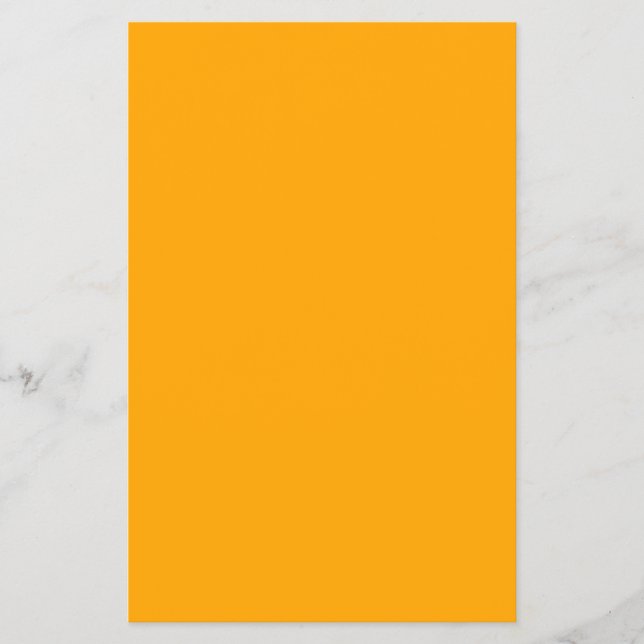 Personalized Solid Orange Flyer for Any Occasion (Front)